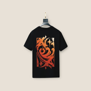 Camiseta Negra con Degradado
